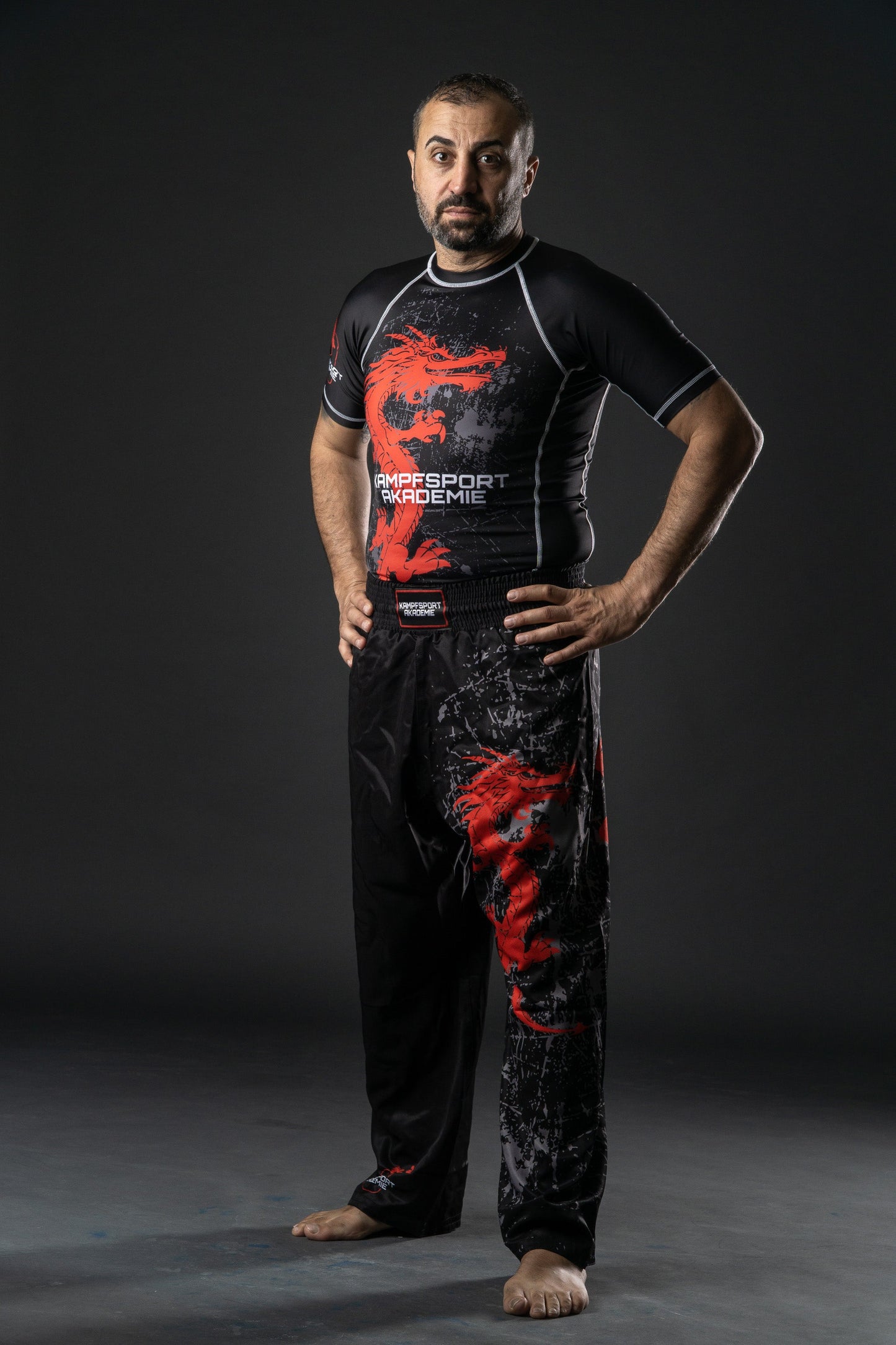 Kickboxhose Tiger-Drache