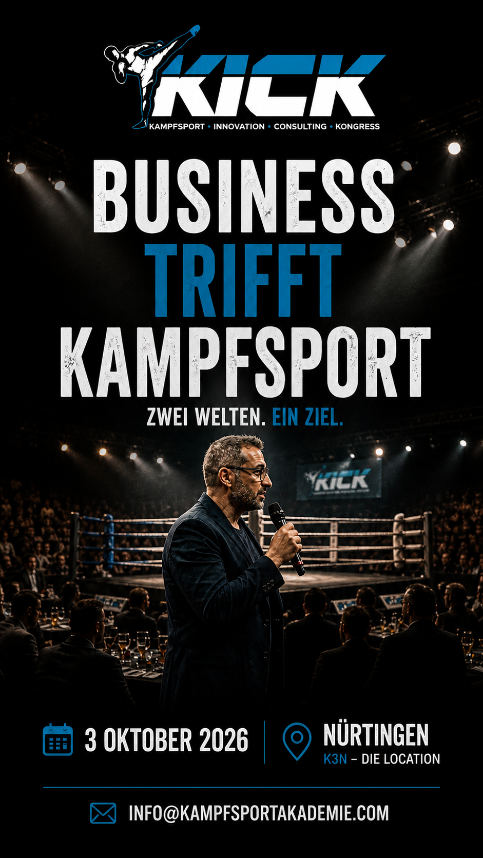 Frühbucher KICK- Die Kampfsport MESSE BUSINESSPASS